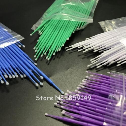 400 PCS/set Dental Disposable Micro Applicator Brush Bendable