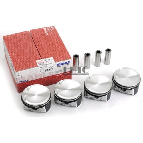 4x Pistons & Rings Set MAHLE L31S-11120 For MAZDA 3 5 6 FORD Fusion 2.3L DOHC MZR DURATEC