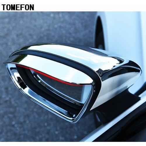 Car Accessories For Chevrolet Cruze 2017 2018 Rearview Mirror Rain Eyebrow Reflective Side Mirrors Rain Visor Cover 2PCS/SET