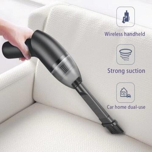 Wireless Car Vacuum Cleaner Portable Mini Car Vacuum Cleaner Home & Car Dual Use Vacuum Cleaner For Home Pet Hair Office