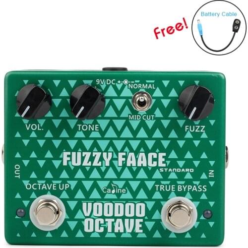 Caline CP-53 Guitar Pedal Fuzzy Faace Guitar Effect Pedal Aluminum Alloy housing pedal With True Bypass design Guitar Pedal Part