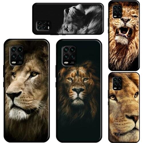 King Of The Jungle Lion Case For POCO X3 Pro M3 F2 F3 Back Cover For Xiaomi Mi 11 Ultra Note 10 Lite Mi 9T 10T Pro
