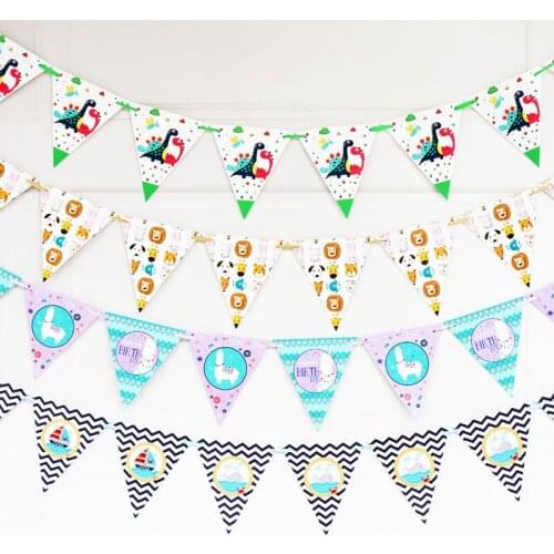 Birthday Party Decorations Kids Banner Safari Jungle Party Animal Banner Party Favors Baby Birthday Decor Garland