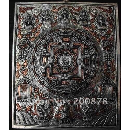 HDC0685 Tibetan brass 3D engraving deco ornaments,Buddhist decoration arts,Wall decor hang