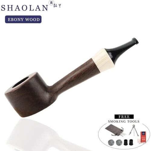 ▂ξ Smoker New Style Tobacco Pipe Straight Stem Hammer Type Fit For 9MM Filters With Free Smoking Accessories Freeshipping