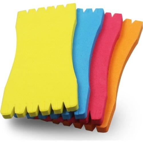 LEDIAO 10Pcs/lot EVA Foam Fish Winding Storage Boards Fishing Line Plate Lure Trace Wire Holders Carps Cruciana Tackle Storage