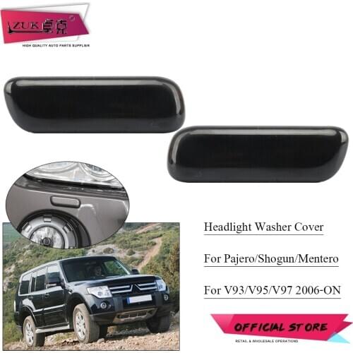 ZUK Headlight Headlamp Washer Spray Cover Cap For Mitsubishi For Pajero Shogun V96 V97 2006-2019 Washer Actuator Lid Shell