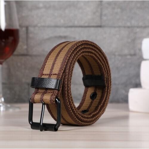 New Hot Selling Mens Woven Cotton Sports Canvas Thickened and Lengthened Belt