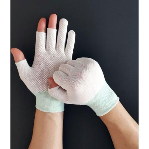 AS Fishing Gloves 3 Cut Finger Anti-Slip Breathable Durable Fishing Cycling Gloves Pesca Fitness Carp Fishing Comofortable