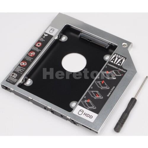 2nd 95MM Hard Drive HDD SSD Adapter Bay Tray Caddy for Lenovo ThinkPad E540 E440 L540 L440 Optical bay