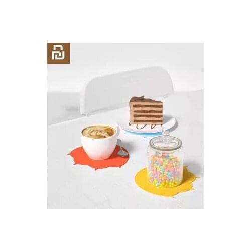 3pcs Youpin Stuffed cat claw coaster Non-slip insulation cute cat claws good dirt and good wash versatile