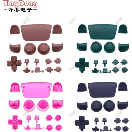 TingDong Full Set Buttons For Playstation 5 Thumb sticks Repair Kits Handle Cap Joystick Shell Gamepad Button For PS5 Console