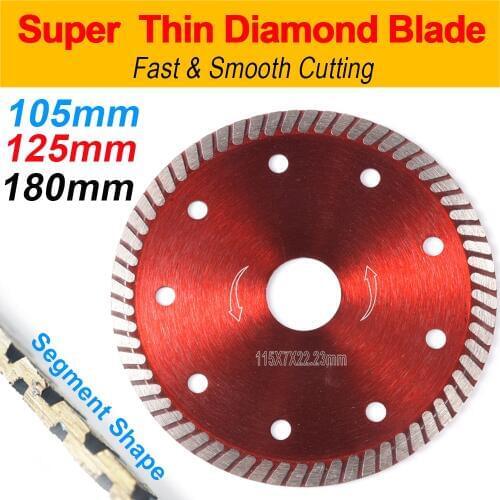 Cutting Porcelain Tile Turbo Thin Ceramic Wheel Marble Diamond Angle Grinder Saw Brick ​105/115/125mm Blade Disc Masonry