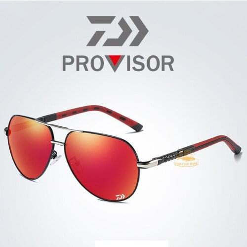 New DAIWA Fishing Glasses Men Outdoor Polarized UV Protection Color Film Fishing Glasses Sports Beach Travel Fashion Sunglasses
