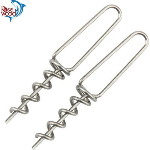 Softbait Spiral Jig Screw 12-pack Rubber Fish system for spin fishing with Softbaits fishing Accessories