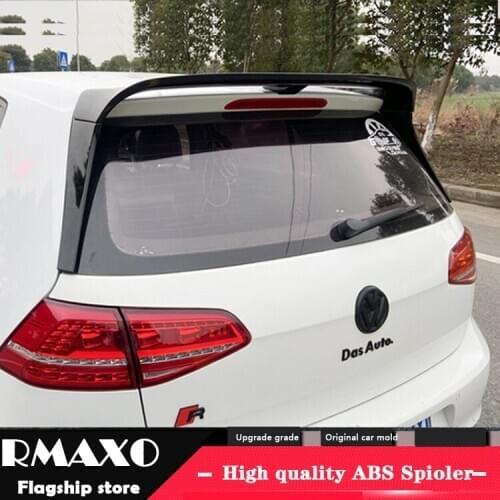 For Volkswagen Golf 7 Spoiler 2014-2018 MK7 Glof 7.5 R GTI -CSK spoiler ABS Material Car Rear Wing Color Rear Spoiler