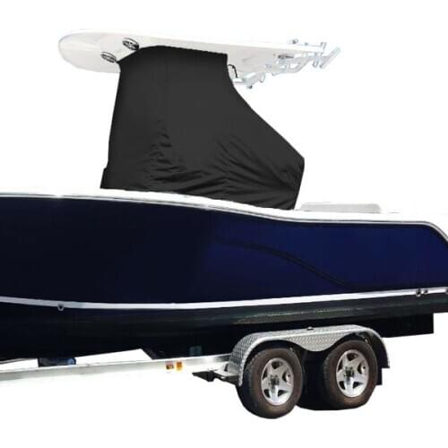 Boat T-Top Center Console Canvas Cover Cyclone Dope Dyed Polyester Fabric MA 083