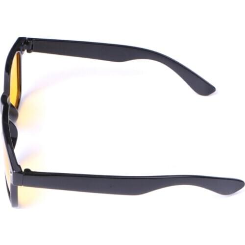 Unisex Yellow Lenses Night-Vision Glasses Driving Glasses 23GE