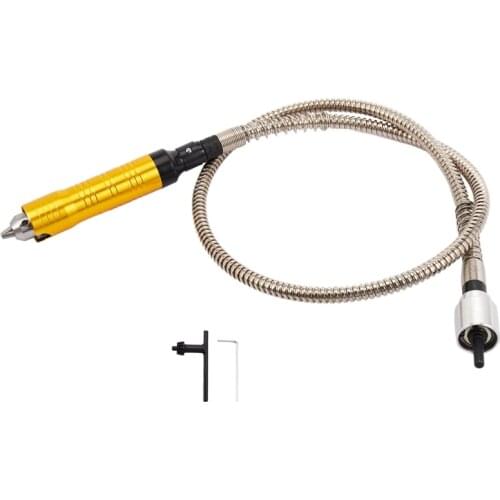 Rotary Grinder Tool Flexible Flex Shaft Fits + 0.3-6.5mm Handpiece For Dremel Style Electric Drill Rotary Tool Accessories Retai