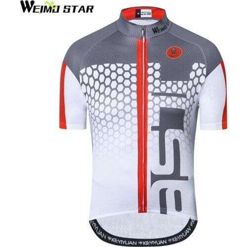 Weimostar Pro Team Summer Cycling Jersey Shirt Men Short Sleeve mtb Bike Jersey Maillot Ciclismo Quick Dry Downhill Bicycle Wear