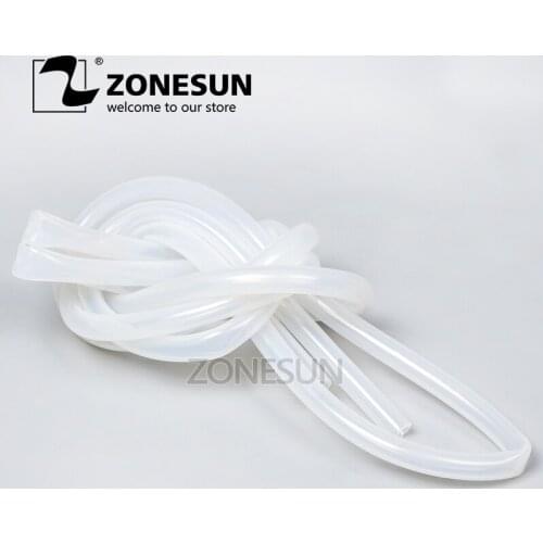 ZONESUN Length 2m inside diameter 7mm round tube connect to filling machine plastic pipe for electric filling machine