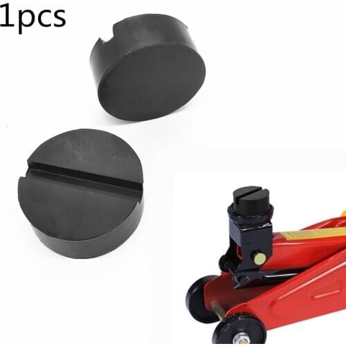 1pcs Black Rubber Slotted Floor Jack Pad Frame Rail Adapter For Pinch Weld Side Pad Drop Shipping Support