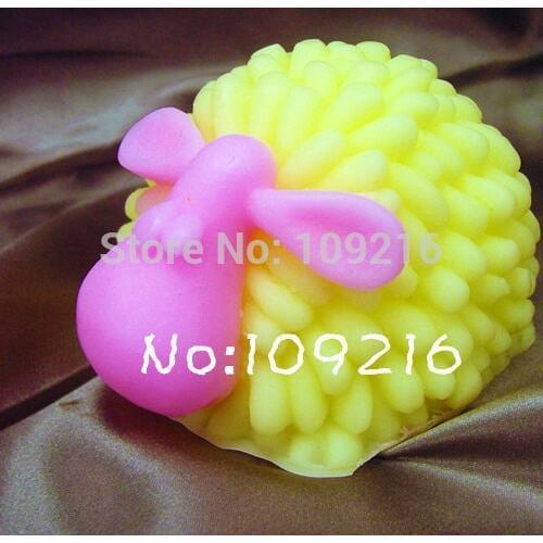 1pcs Lovely Little Lamb (H0160) Silicone Handmade Soap Mold Crafts DIY Mold