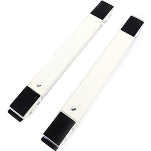 2 Pcs Drum Washing Machine Refrigerator Mobile Base Stand Bracket Multi-functional Movable Trolley Fixed Mount Racks Adjustable