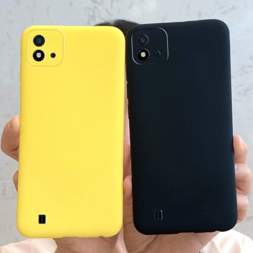 Original Liquid Silicone Case For Realme C15 C17 C20 Case Soft TPU Back Cover For OPPO Realme C15 RMX2180 C 15 C 17 C 20 Bumper
