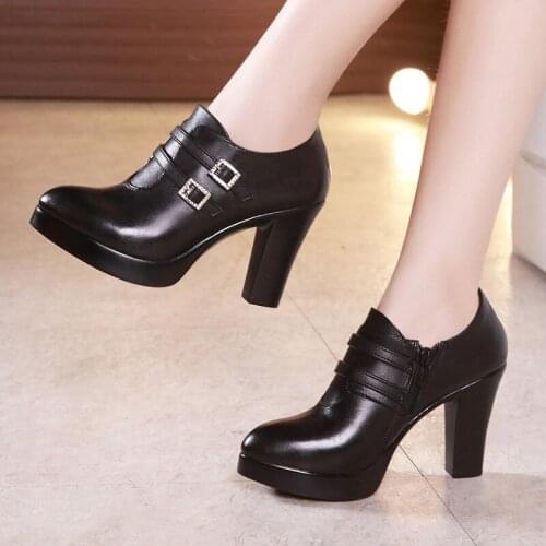 Кожаные туфли-лодочки FZNYL China At AliExpress