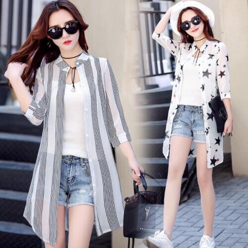 Jazinply Womens Chiffon Blouses