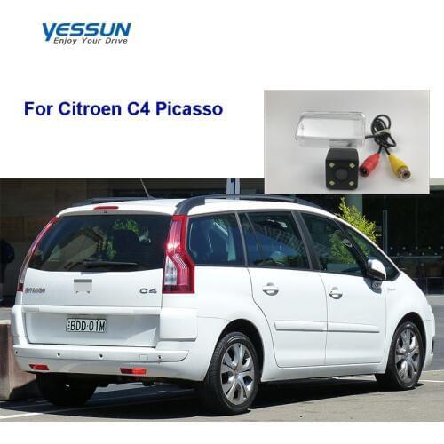 Yessun Rear view camera for Citroen C4 Picasso grand 2006~2013 mk1 night view parking rear camera/license plate camera