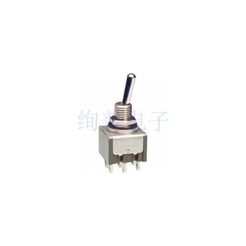 M-2023W M2023SD8W01 Toggle Switch DPDT On-Off-On 10.5mm