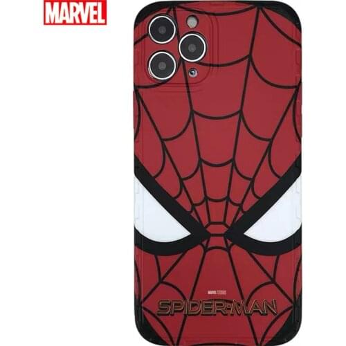 Marvel Spiderman Matte TPU Phone Case for iPhone 11 Pro Max XR XS Max 7 8 Plus X Full Body Soft Fashion Cool Phone Back Cover