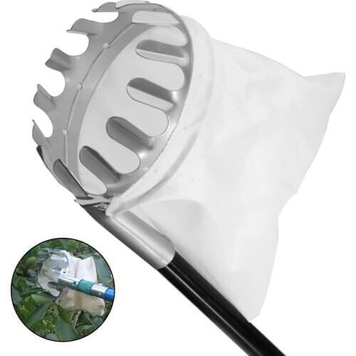 1Pcs Metal Fruit Picker Oranges Pears Apple Trees High Collection Tools Outdoor Useful Fruit Picker Garden Tools