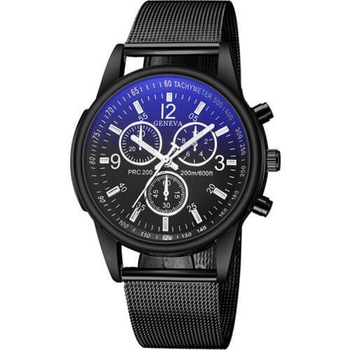 Fashion Stainless Steel Black Men Women Watches Famous Brand Geneva Dress Sport Casual Man Woman Watch 2019 Stylish Quartz Clock