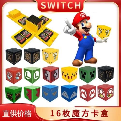 New for Nintendo Switch Accessories Portable Game Cards Case Shockproof Hard Shell Storage Box Can Include 18pcs Game Card
