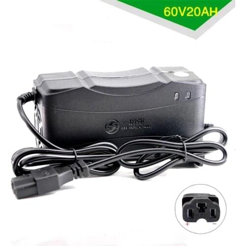 New 60V 20AH Smart Electric Bike Scooter Charger For Rechargeable AGM Gel Lead Acid Battery 12AH 30AH DC 74V 2.8A T Connector