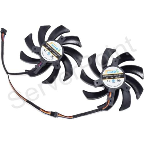 Brand New Cooling 85MM FDC10H12S9-C FD7010H12S Dual Cooler Fans A pair For Sapphire R9 270X 280X HD7870 HD7950 HD7850 HD6850
