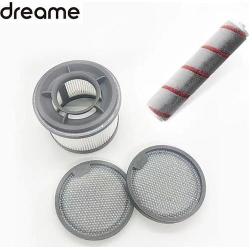 Original HEPA Filter Roller Brush Soft Fluff Brush Main Brush for Dreame T20 Handheld Vacuum Cleaner Spare Part Kits
