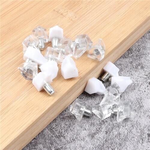 Plastic shelf bracket cabinet wardrobe board bracket transparent shelf bracket glass plate bracket furniture hardware tools