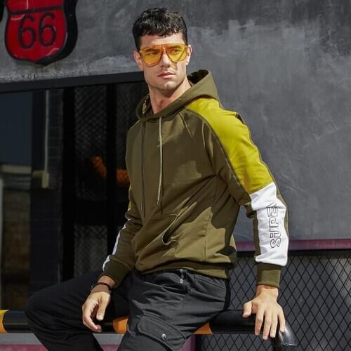 Outdoor Casual Thermal Hoodies Print Sweatshirt Men Sport Workout Jacket Running Gym Clothing Exercise Jacket Winter Activewear
