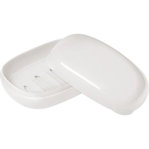 Bubble Bear Travel Soap Box with Lid Waterproof Soap Box Toilet Drain Soap Box Travel Portable Soap Tray Bathroom Accessories