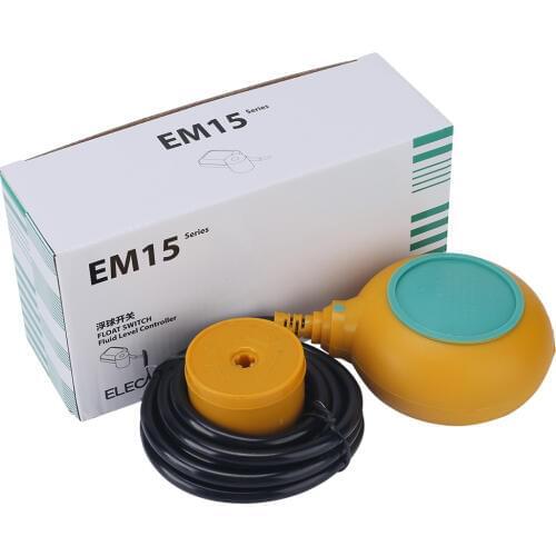 EM15-3 5M Water level Controller Float Switch Liquid Switches Liquid Fluid Water Level Float Switch Controller Contactor Sensor