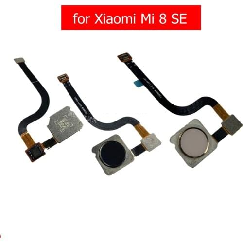 For Xiaomi Mi 8 SE Fingerprint Sensor Scanner Connector Home Button Key Touch ID Flex Cable Mi8 SE Repair Spare Parts Test QC