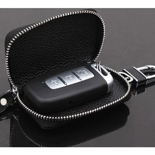 JOORMOM car key bag fashion cowhide car key bag waist hanging key buckle car general lychee tattoo key Buckle keychain car