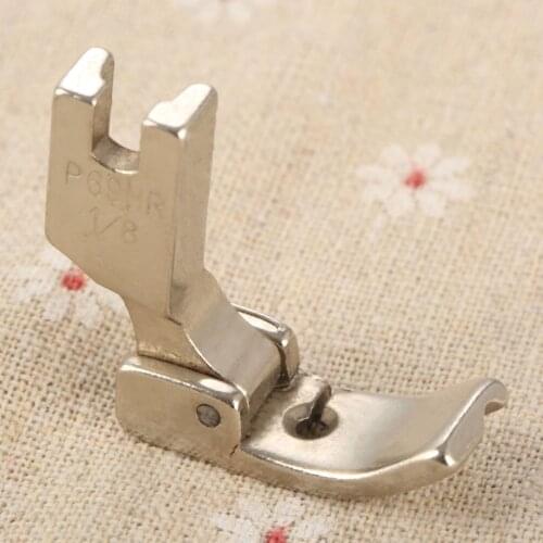 Piping Cording Foot P69LH1/8,P69LH3/16,P69RH1/8,P69RH3/16,P69RH1/4 Left Side For JUKI SINGER Industrial Machines P69LH