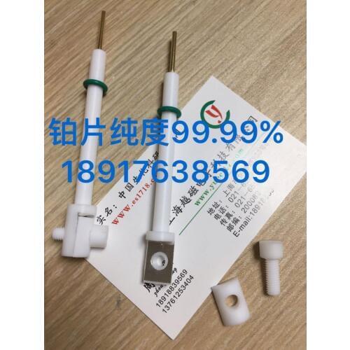 JJ110 multipurpose electrode clip platinum plate electrode for corrosion resistance and conductive 10*10mm