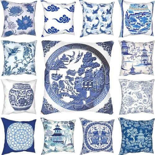 Brown Checkered Cowhide Patches Square Pillow Case Polyester Cushions for Sofa Animal Fur Leather Texture Awesome Cushion Covers