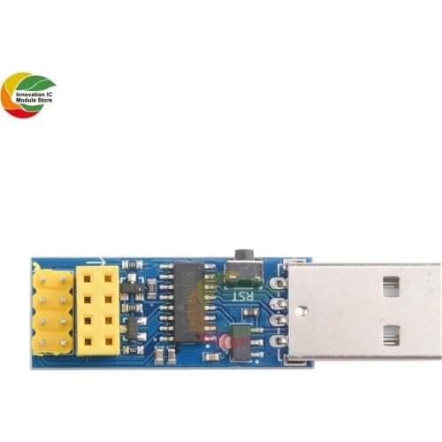 Ziqqucu CH340C ESP PROG V1.0 WIFI Downloader ESP8266 ESP-01 ESP-01S WIFI Wireless Programmer Adapter Module for Arduino IoT